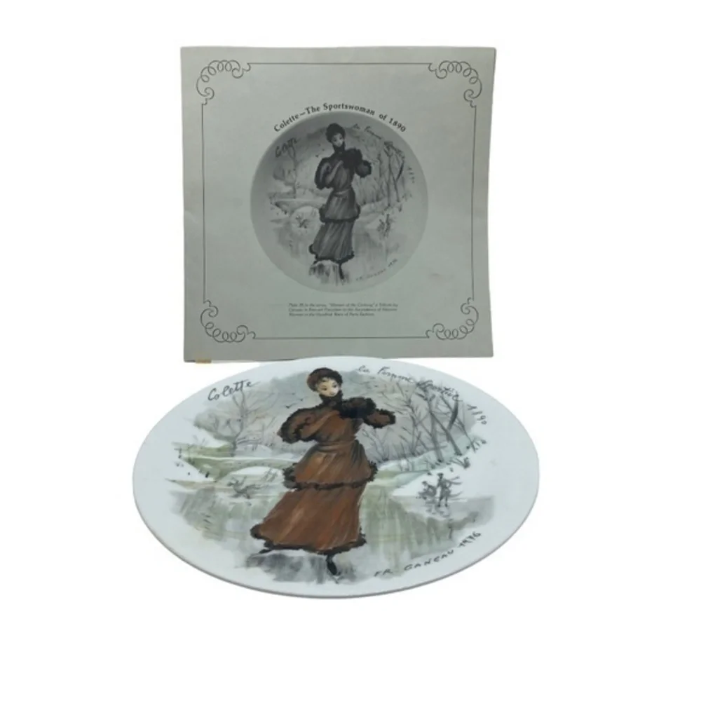 Vintage Limoges Collette The Sportsman of 1890 Includes Certificate